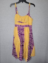 Women&#39;s Fei By Anthropologie Elastic Waist Lined Summer Sundress w/ POCK... - $14.84
