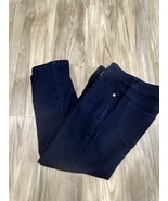 Size 0 Chico&#39;s Platinum Jeans Womens Blue Denim Mid Rise Dark Wash - $41.11 CAD