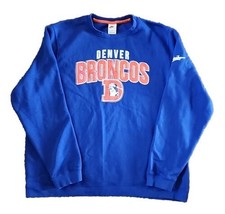 Nike Denver Broncos Old School Logo Sweatshirt Longsleeve Blue - $28.72