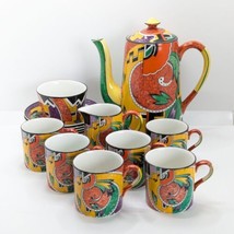 Royal Winton / Grimwades &#39;Jazz&#39; Coffee Set, Vintage c1925, Art Deco - £219.58 GBP