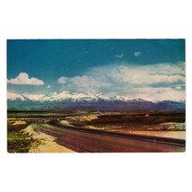 Vintage Ruby Mountains Nevada Postcard Highway Travel Roadway Mike Roberts - £7.09 GBP