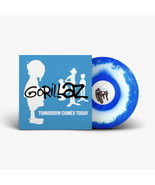 Gorillaz - Tomorrow Comes Today EP BLUE &amp; WHITE COLORED VINYL RECORD - $442.09 MXN