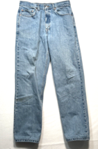 Vintage Levis 550 Mens 34x33 Denim Blue Jeans Relaxed Fit Tapered Medium - $28.05
