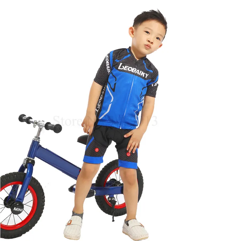 Quick-Dry Summer Short Sleeve Kids Cycling Set Baby Sportswear Bicycle Clothing  - £51.08 GBP