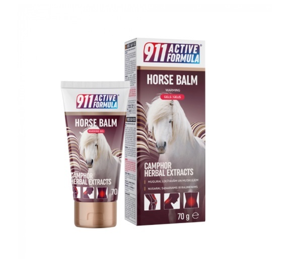911 active formula Horse Balm warming gel, 70 g - $12.44