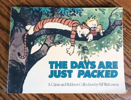 Vintage The Days Are Just Packed Calvin And Hobbes Collection By Bill Watterson - £2.95 GBP