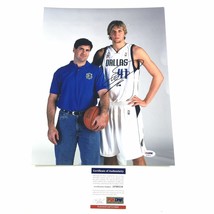Dirk Nowitzki Signed 11x14 Photo PSA/DNA Dallas Mavericks Autographed - £117.94 GBP