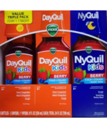 Vicks DayQuil &amp; NyQuil Kids Cold &amp; Cough Liquid, Berry, 8 Fluid Ounce (3... - $33.65