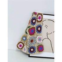 Crochet Wrist Bag Purses and Handbags Fashion Flower Knitting  Bags for Women 2 - £146.96 GBP