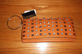 SASHA Handbags of New York Orange &quot;Whiskey&quot; Purse Bag Wristlet (New) - £13.19 GBP