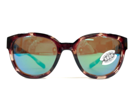 Costa Sunglasses Salina 06S9051 905104 Coral Tortoise with Green Mirror 580G - $197.99