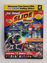 Star Shower LED Light Slide Show Outdoor Display 12 Slides - Halloween Christmas - $25.73