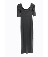 Love Cameron Women Teens Crew Neck 3/4 Sleeve Midi Dress Size M Dark Gray - $244.84 MXN
