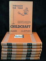 Vintage Childcraft Book Volume Set of 7 Quarrie 1947 Kids Craft 6 7 8 9 10 12 - $20.79