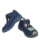 Zetpol Sandals Toddler Boys Size 5 Shoes Frog Themed Embroidered Denim E... - £7.55 GBP