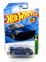2023 Hot Wheels Rimac Nevera HW Green Speed Blue - $4.74