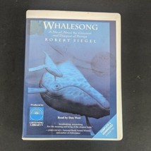 Whalesong Unabridged Audiobook by Robert Siegel Cassette Tape Whale - £13.50 GBP
