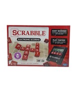 NEW Scrabble Crossword Game w/ Electronic Scoring by Hasbro Gaming - £11.03 GBP