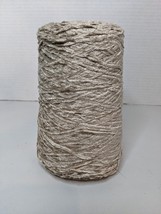 Silk City Fibers Rayon Cone Yarn Chenille Luxury 1300 YPP Cone FAWN 14.0ozs - $23.38