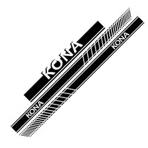 For KONA Car Cover Engine Bonnet Stripes Decor Decal Auto Side Skirt Sti... - $77.85