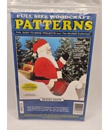 NEW SANTA CLAUSE Full Size Woodcraft Patterns Seated 1996 Winfield Colle... - $11.64