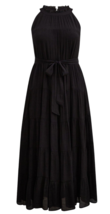 Torrid Black High Neck Tiered Maxi Dress, Pockets, Plus Size 2X - £62.53 GBP
