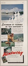 1950 Print Ad Kentucky Department of Highways Family Vacations,Travel - £11.24 GBP