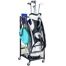 Mythinglogic Golf Bag Storage Organizer Rack-Golf Clubs Organization for... - $267.71