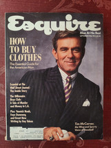 Esquire September 1986 Tim Mccarver Faye Dunaway Gay Talese Edward Hoagland - £20.31 GBP
