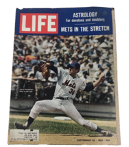 Life Magazine Jerry Koosman New York Mets Baseball September 26 1969 Vintage - £9.11 GBP