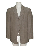 NEW Giorgio Armani Collezioni Linen Sportcoat!  US 44 Reg  Brown Melange... - $574.42 CAD