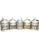 Augustiner Brau Munich Oktoberfest lidded 0.5L German Beer Stein - $59.95