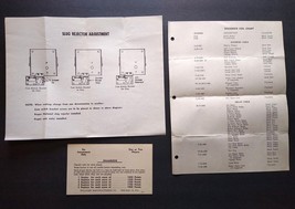 Shamrock Pinball Machine Original Vintage Game Instructions Card Coil Ch... - $25.41