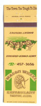 Wagon Wheel Restaurant - Tombstone, Arizona 20 Strike Matchbook Cover Matchcover - £1.39 GBP