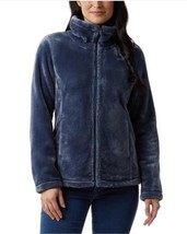 32 Degrees Womens Jacket Blue Plush Pockets Faux Fur Heavyweight Long Sl... - $800.78 MXN