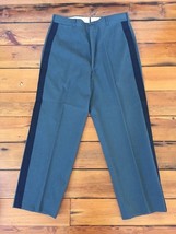 Vintage 1955 US Military Officer Army 100% Wool Serge Dress Slacks Pants... - $39.59