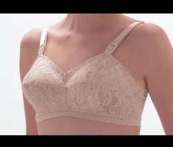 The Custom fit bra company heirloom lace Bra Nude 42 J New - £42.03 GBP