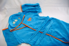 Sweet Monsters Blue Bathrobe 100% polyester size 7/8  - $17.99