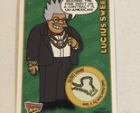 The Simpsons Trading Card 2001 Inkworks #15 Lucius Sweet - $1.97