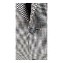 Brooks Brothers 346 Houndstooth Blazer 46L Gray Wool Sports Coat Suit Top - $1,876.50 MXN