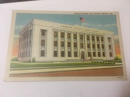 Vintage Postcard Unposted Howard County Court House Kokomo IN - £0.74 GBP