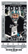 2009 NHL Stanley Cup Finals Phantom Ticket Sharks Round 4 Game M - $280.90 MXN