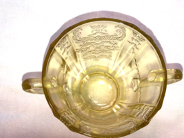 Amber Madrid Depression Glass Sugar Bowl But NO LID EUC Federal 1932-1939 - £19.91 GBP