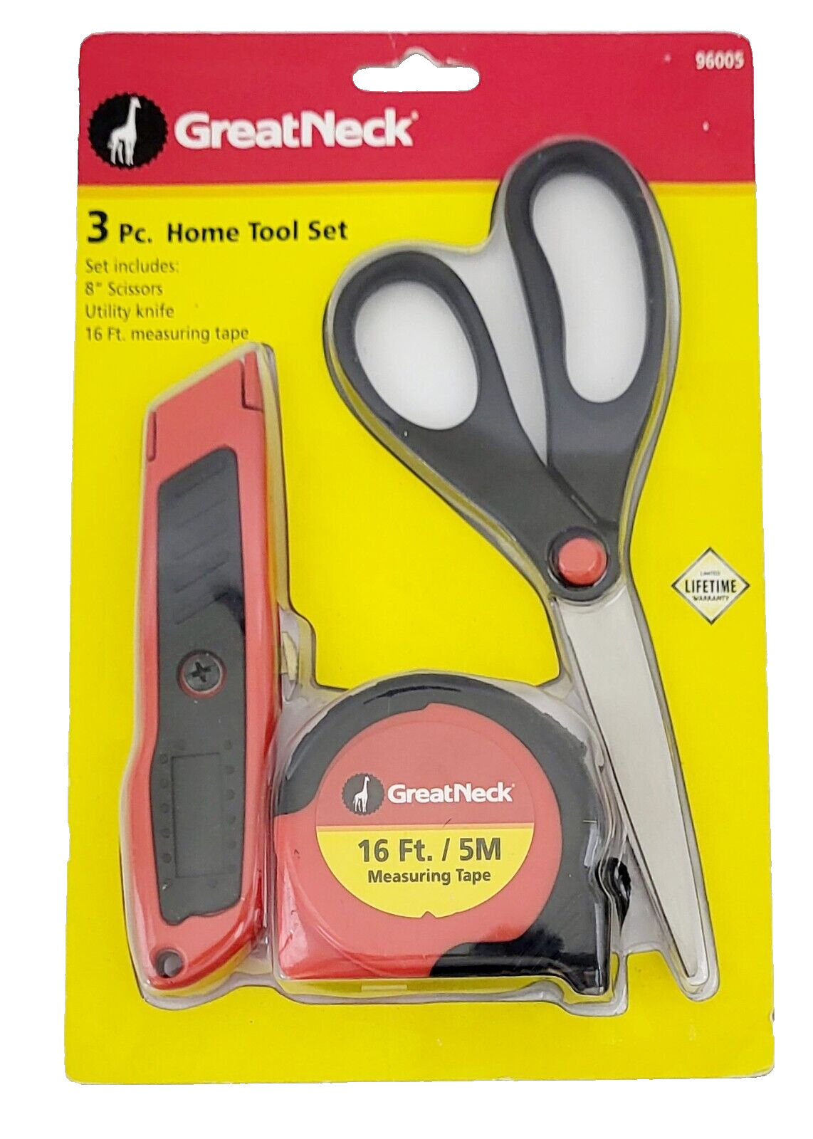 Great Neck Home Tools 3 Pc. Household Tool Set - £13.11 GBP