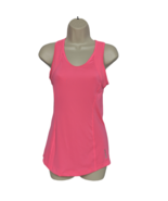 Reebok Womens Play Dry Athletic Tank Top Size XS Pink Scoop Neck - $15.25