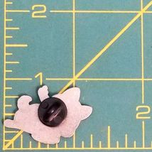 PinKitty Cat with Empty Food Bowl Middle Finger Sign Enamel Pin Fashion Jewelry image 4