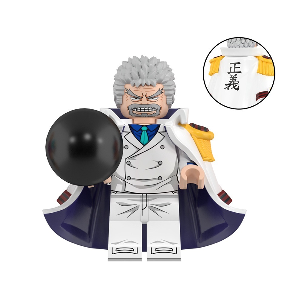 Monkey D Garp the Fist One Piece Lego Compatible Minifigure Bricks Toys