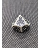 Blood And Plunder D10 Unaligned Nationality Black And White Dice - $90.94 MXN
