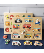 Baby Toys Montessori Wooden Puzzles Children Learning Educational Toys - £5.86 GBP
