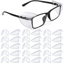 15 Pairs Eye Glasses Side Shields, Flexible Slip on Side Shields for Safety Glas - £18.08 GBP